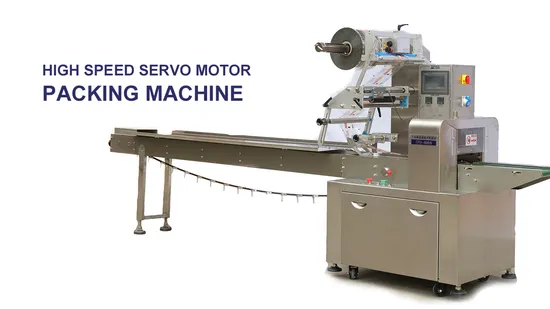 TFD-380S Three-Servo Horizontal Flow Wrapper with Date Printer