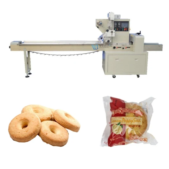 3axis Servo Motor Pillow Moon Cake Chocolate Bakery Bread Bag Flow Packing Machine - Sweetmeat Packi